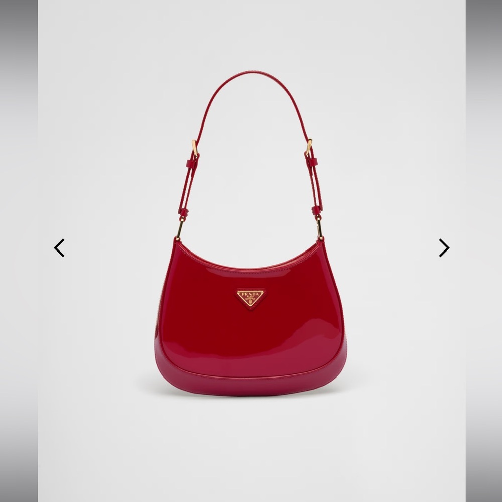 NWT Prada Patent Red Cleo SOLD OUT, RARE
